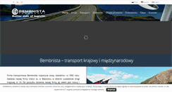 Desktop Screenshot of bembnista.pl
