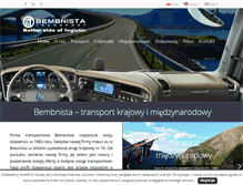 Tablet Screenshot of bembnista.pl